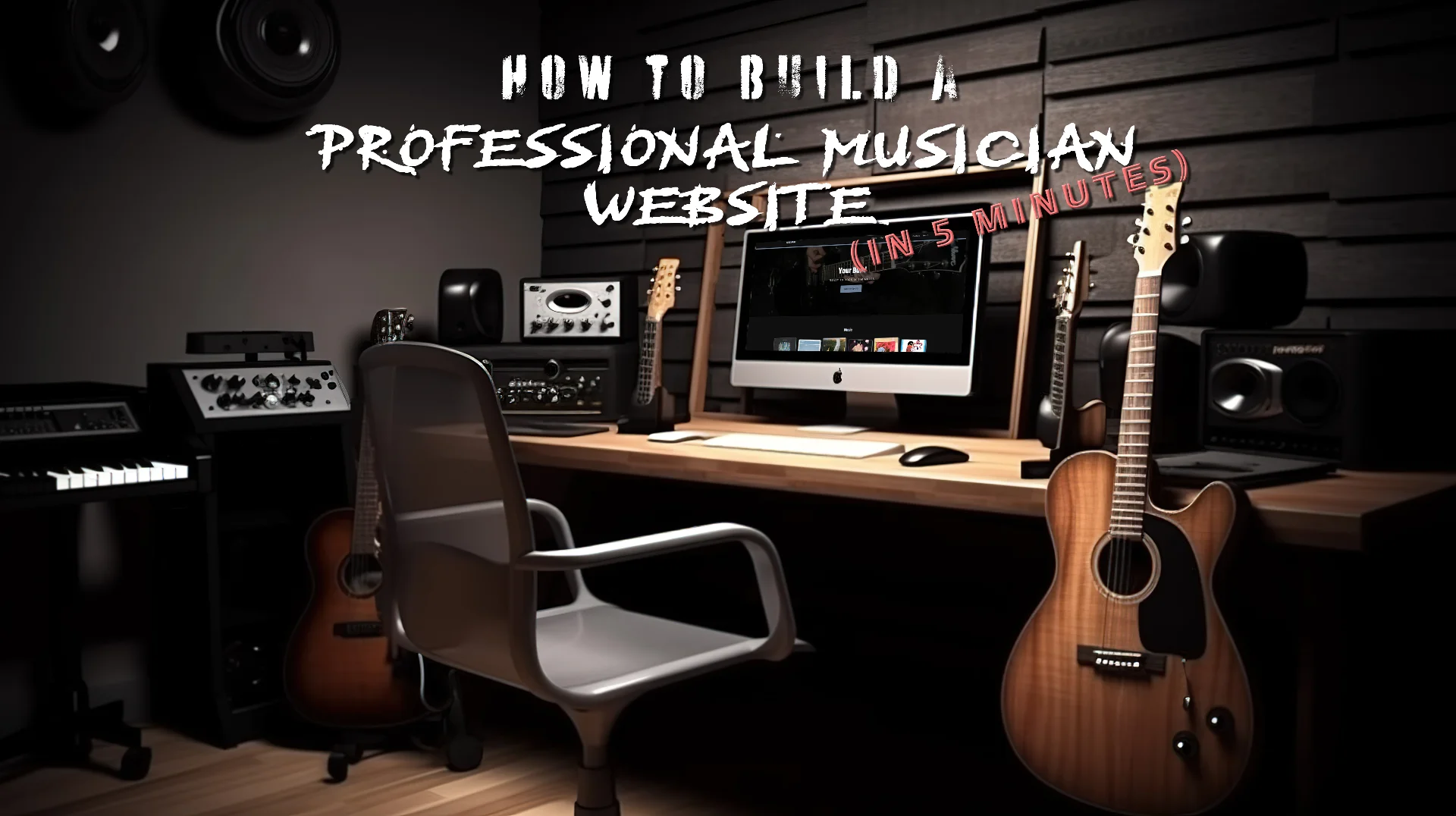 How to Build a Professional Musician Website (and EPK) in 5 Minutes